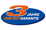 3 Jahre vor Ort Garantie - Mehr Sicherheit und Service ohne Mehrkosten