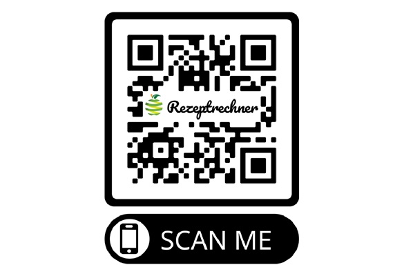 QR-Code um direkt auf die Website des Rezeptrechners zu gelangen.