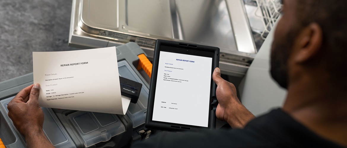 Brother Mobiler Drucker mit Technicker