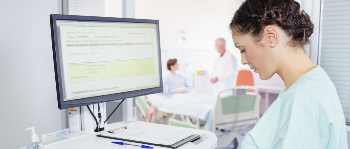 KRANGESCHWESTER EIN BILKSCHIRKRANK, PATIENTEN UND ARZT IMINTERGRUND