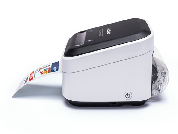 Brother VC-500W Null-Tintenfarb-Etikettendrucker mit Foto-Label-Ausgang