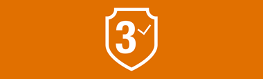3 Jahre Garantie-Symbol