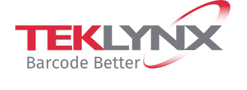 Teklynx-Logo auf Weißem-Hintergrunder