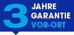 3-Jahre-Garantie-Logo, Vor-Ort
