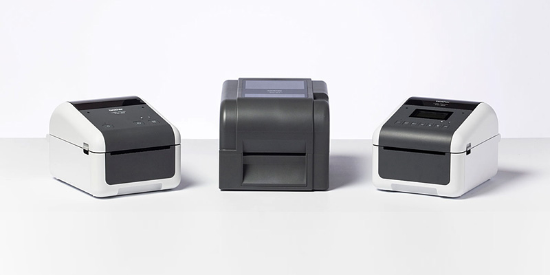 VERSCHIEDENE BROTHER TD-DESKTOPDRUCKER, Nebeneinander Stehend