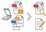 ADS-2100eFine ermöglicht das Konvertieren von Scans und PDFs in editierbare Dateien